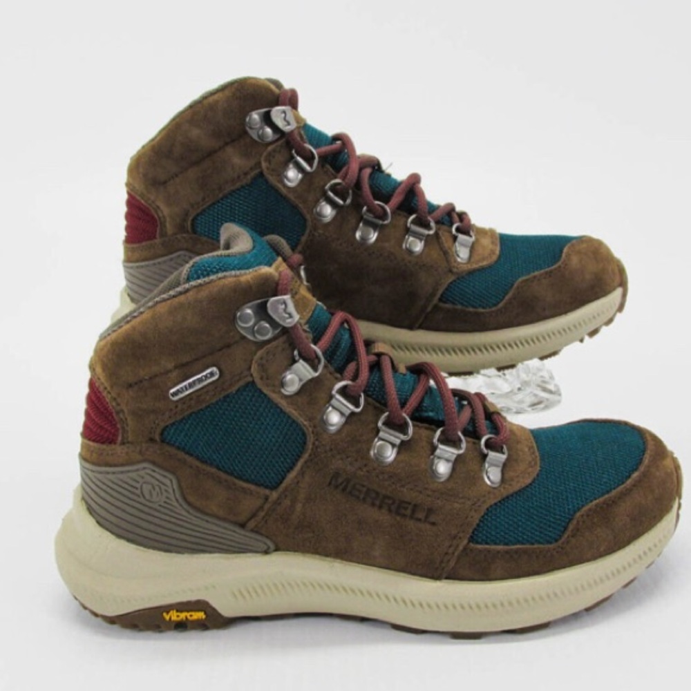 Merrell Womens Ontario 85 Mesh Mid WP Boots Size 6.5 Trail Hiking Shoes